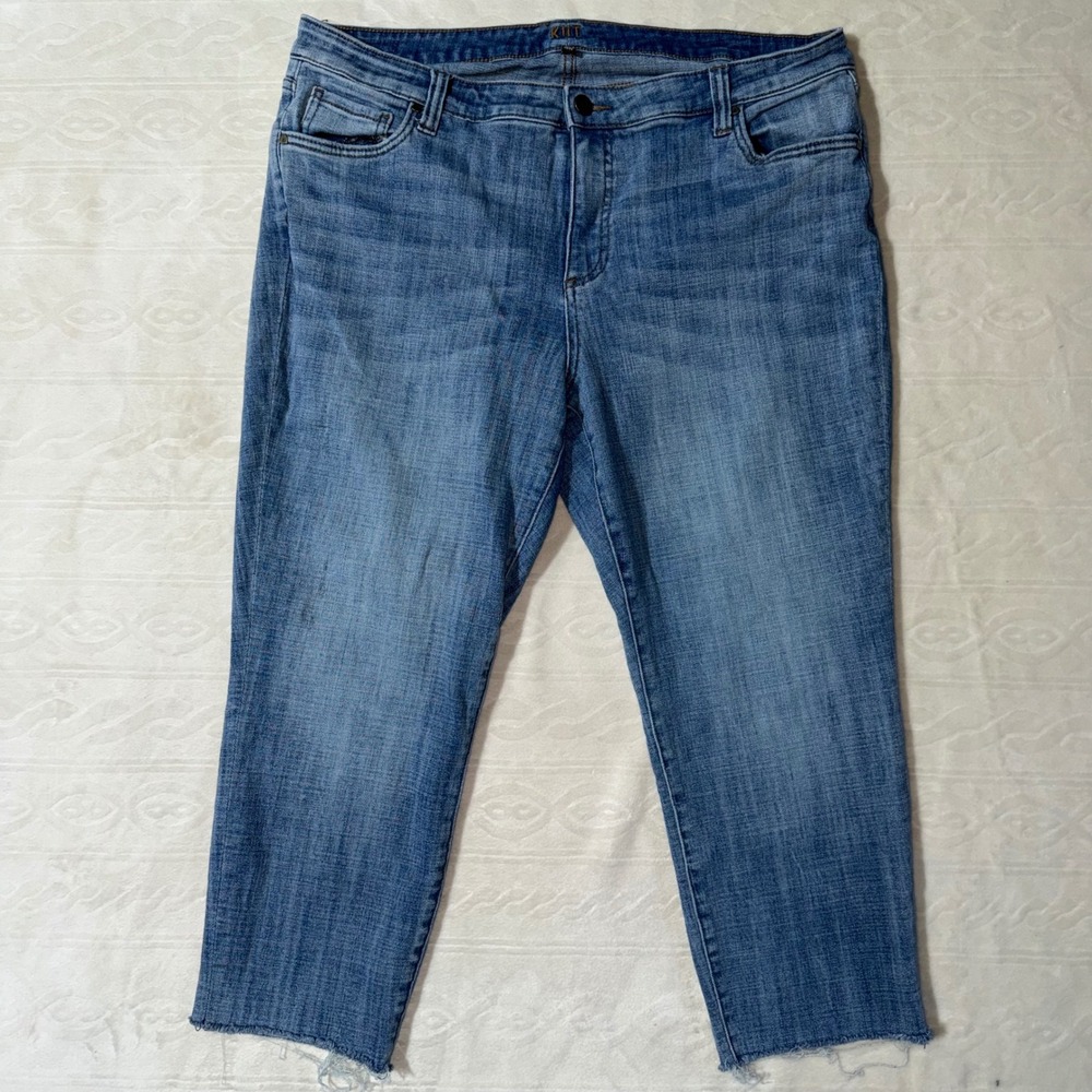 KUT from the Kloth Crop Straight Leg Jeans